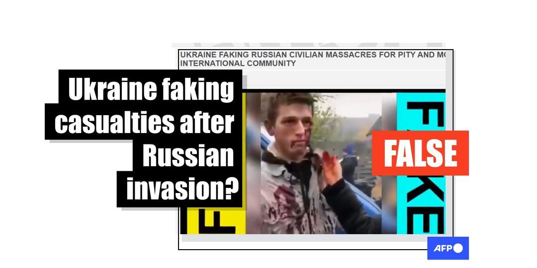 Video of 'fake Ukraine casualties' shows filming for a TV show about a pandemic - Featured image