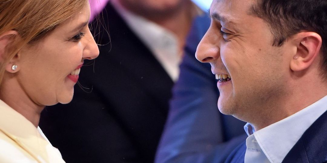 Video does not show Ukrainian presidential couple singing - Featured image