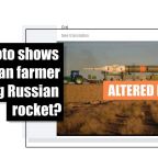 This is an old NASA photo doctored to add a tractor - Featured image