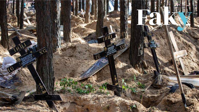 Guerre en Ukraine : les corps du charnier d’Izioum ont bien été enterrés sous occupation russe - Featured image