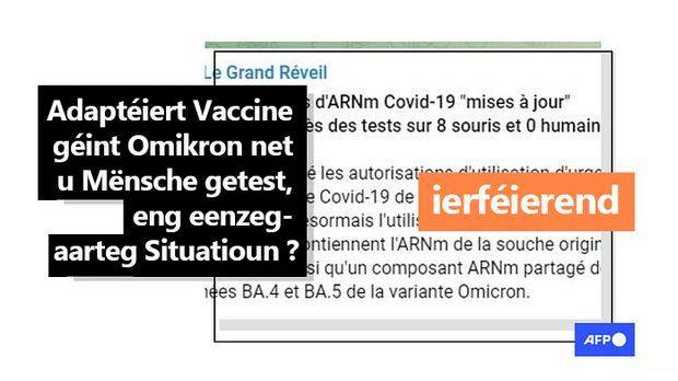 Faktencheck: Goufen déi nei Anti-Covid-Vaccinen "net u Mënsche getest"? - Featured image
