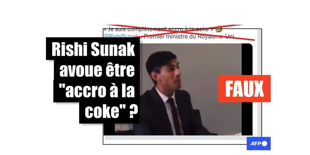 Non, Rishi Sunak n'a pas avoué être "accro à la coke" - Featured image