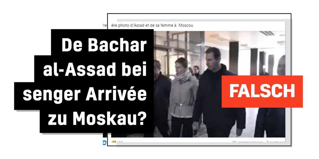 Faktencheck: "Éischt Foto" vum Baschar al-Assad zu Moskau ass gefälscht - Featured image