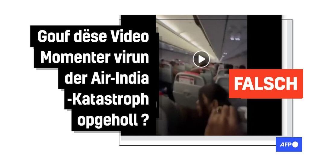 Faktencheck: Clip iwwer Turbulenze wärend engem pakistanesche Fluch huet näischt mat der Air-India-Tragedie ze dinn - Featured image