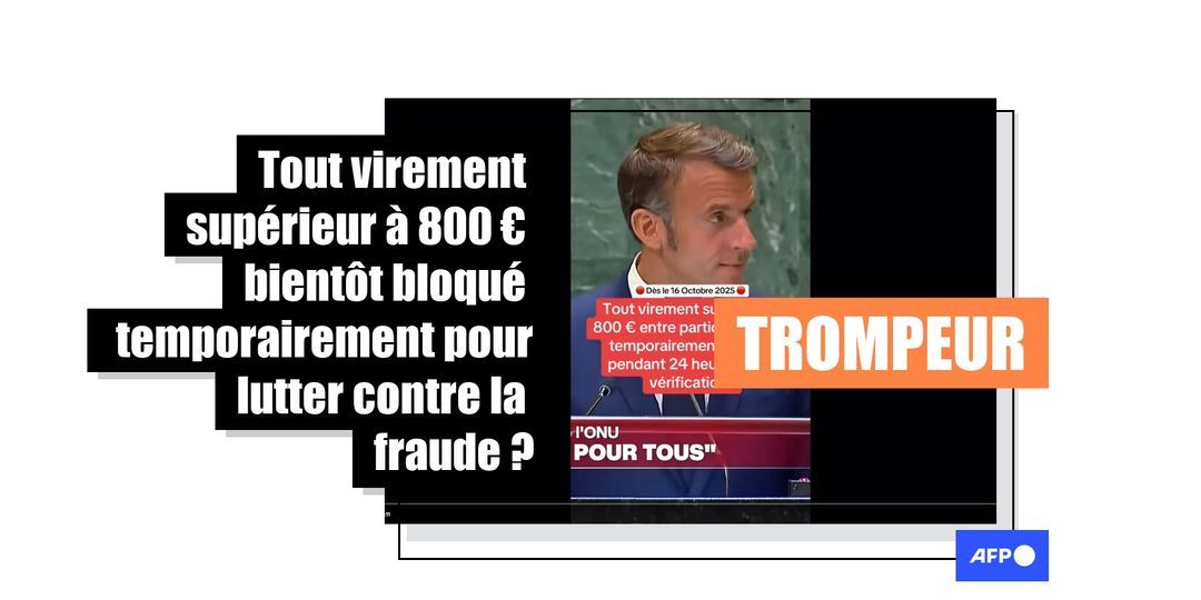 Non, les virements supérieurs à 800 euros ne vont pas être suspendus pendant 24 heures à partir d'octobre 2025 - Featured image