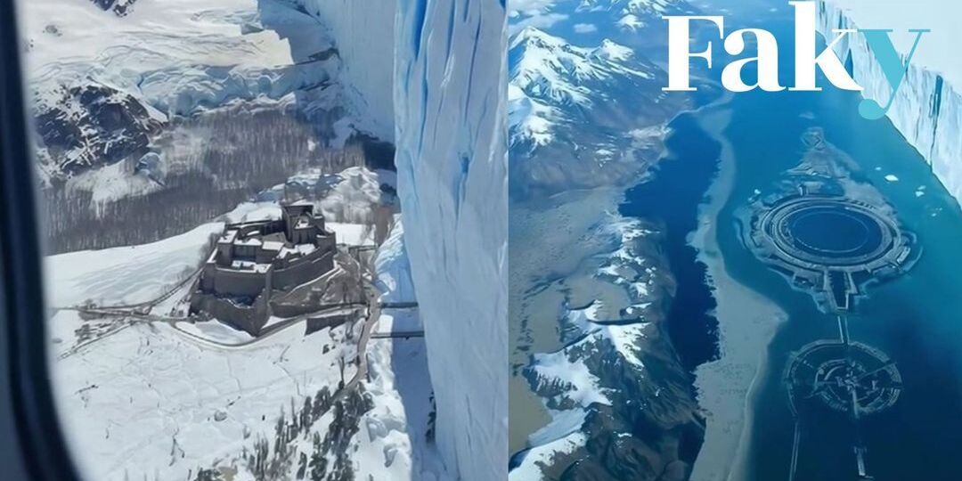 Ces vidéos d’une "cité perdue" au-delà du "mur de glace" de l’Antarctique ont été générées par IA - Featured image