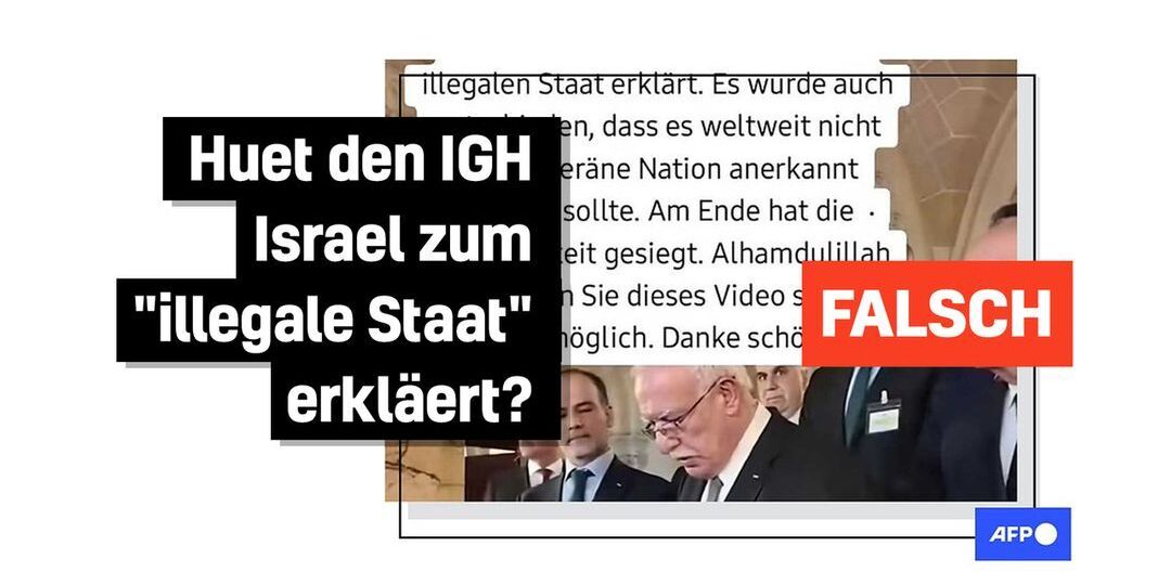 Faktencheck: Israeelesch Besatzungspolitik vum Internationale Geriichtshaff fir illegal erkläert, net de Staat selwer - Featured image
