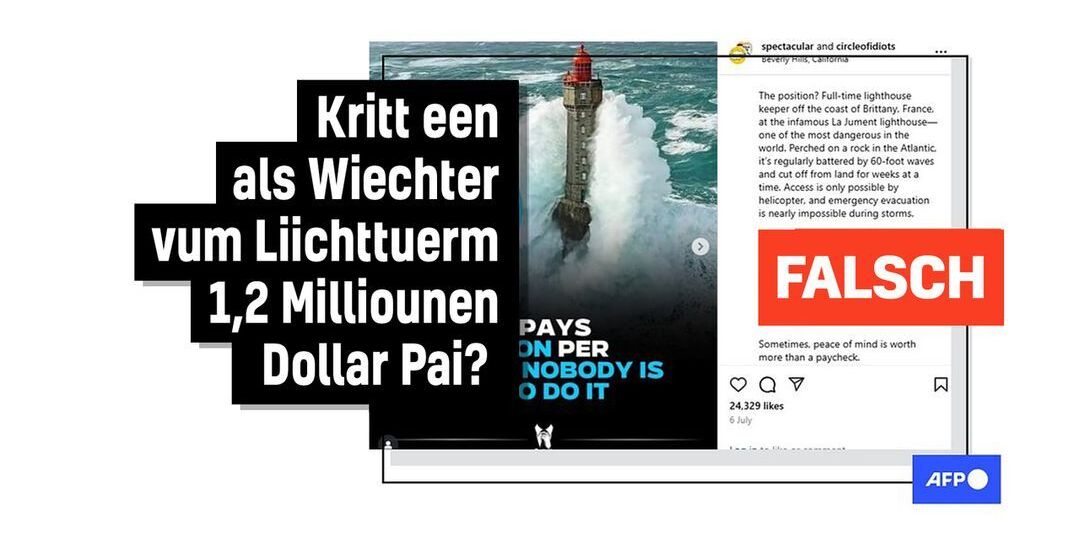 Faktencheck: Haartnäckeg Behaaptung, dass Liichttuerm La Jument sengem Staff Millioune bezilt - Featured image