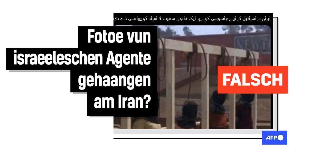 Faktencheck: Zeen aus Western-Film gëtt als Hiriichtung am Iran duergestallt - Featured image