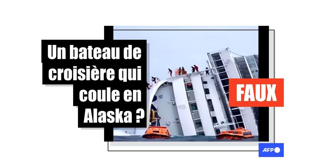 Cette vidéo d'un paquebot de croisière en plein naufrage a été générée par IA - Featured image