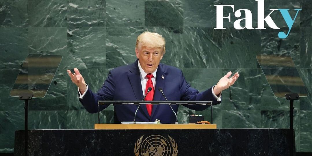 L'"escroquerie" du changement climatique, la fin de sept guerres ou l’imposition de la charia à Londres : le fact-checking du discours de Donald Trump à l’ONU - Featured image