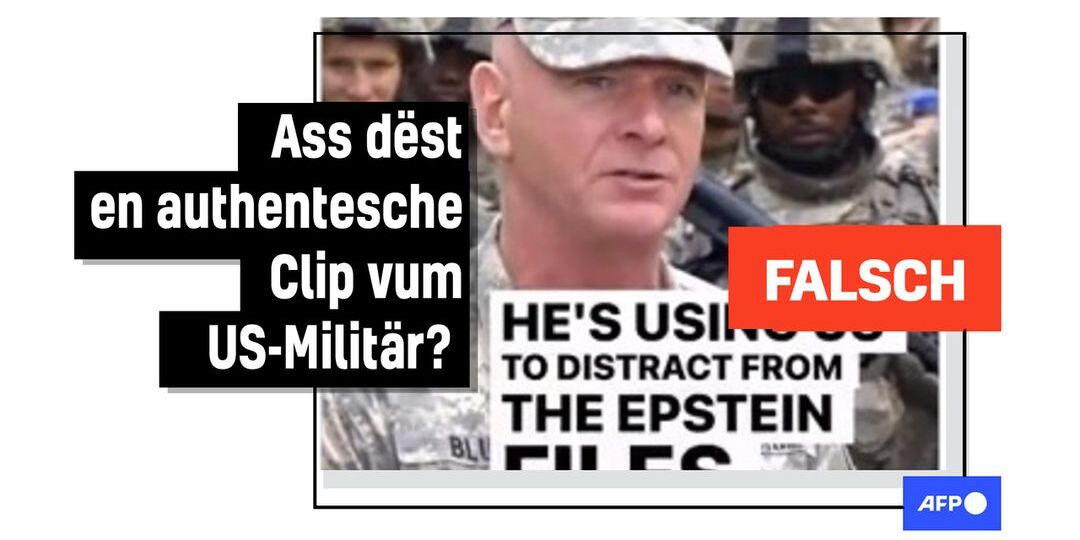 Faktencheck: Video vu Generol, deen den Trump kritiséiert an Epstein-Dossiere verlaangt, ass KI-Fälschung - Featured image