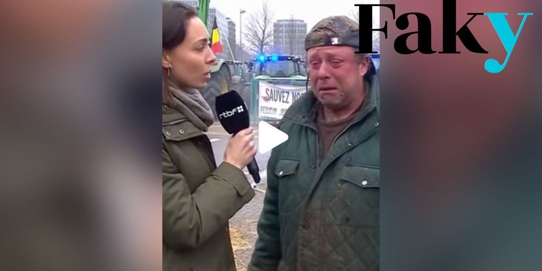 Cette fausse vidéo d’un agriculteur au micro de la RTBF a été générée par intelligence artificielle - Featured image