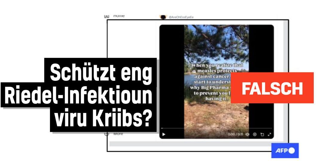 Faktencheck: Sech Riedelen anzefänken, schützt net viru Kriibserkrankung - Featured image