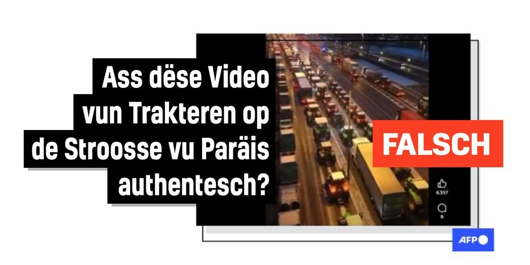 Faktencheck: Video vun Trakteren, déi Paräis "lämen", ass KI-generéiert - Featured image