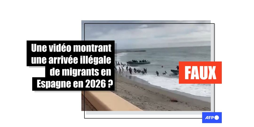 Cette vidéo montrant une arrivée illégale de migrants en Espagne date de 2024, et non d'avril 2026 - Featured image